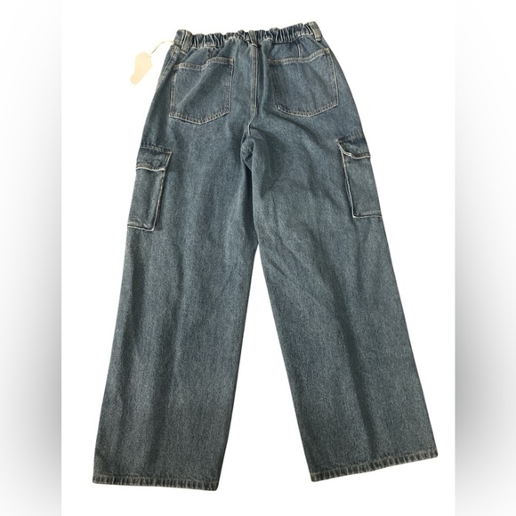 Obey Women’s High Waist Cargo Cotton Jeans Pants Size 30 NWT - Picture 7 of 11